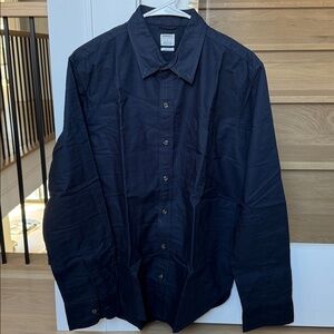 Men’s Bonobos Navy Blue Casual Oxford Button Down Slim Fit Shirt